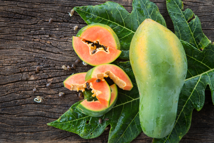 Flor De Papaya Huerto En Casa